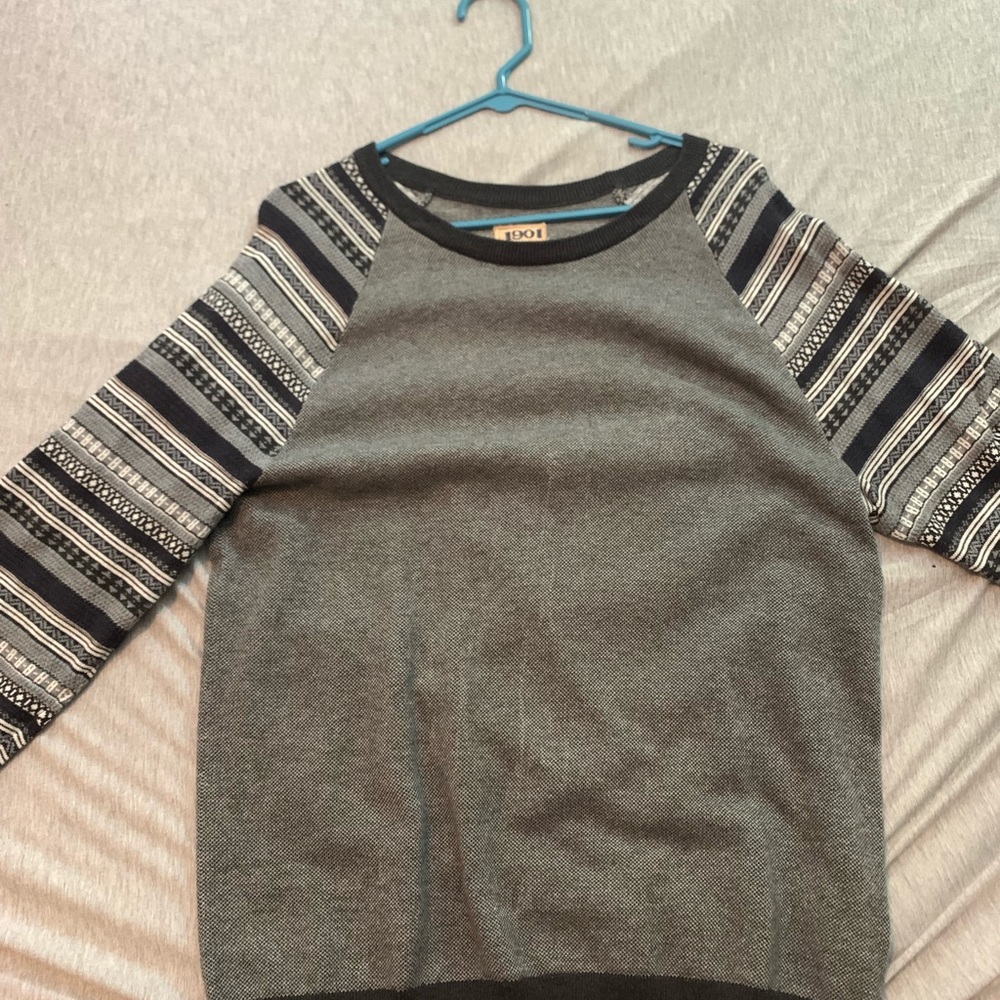 Men’s Sweater. 1901. Patterned Sleeve